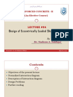 CE 370-Lecture-24 (Design of Eccentrically Loaded Short Columns) (Read-Only) PDF