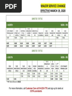 UTSW Shuttle Schedule | PDF | Land Transport | Transport