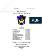 PBL Report "The Dilemma of Ethics": BY: Group 14