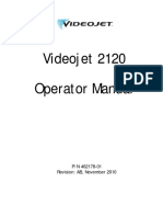 Videojet 2120 Operator Manual Us PDF