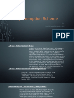 Duty Exemption Scheme: BY, Sooryanarayanan.B.H