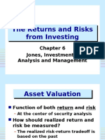 Investing Returns and Risks Chapter Summary