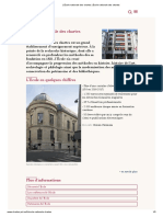 L'École Nationale Des Chartes - FR PDF
