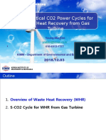 Supercritical CO2 Power Cycles For Waste Heat Recovery From Gas Turbine