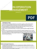 ASIM Canon Operation Management