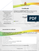 Certificado Cursos Abeline C