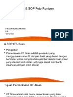 SOP CT-Scan dan Foto Rontgen