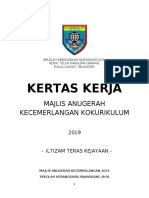 Kertas Kerja Majlis Anugerah Kokurikulum