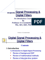 Digital Signal Processing & Digital Filters
