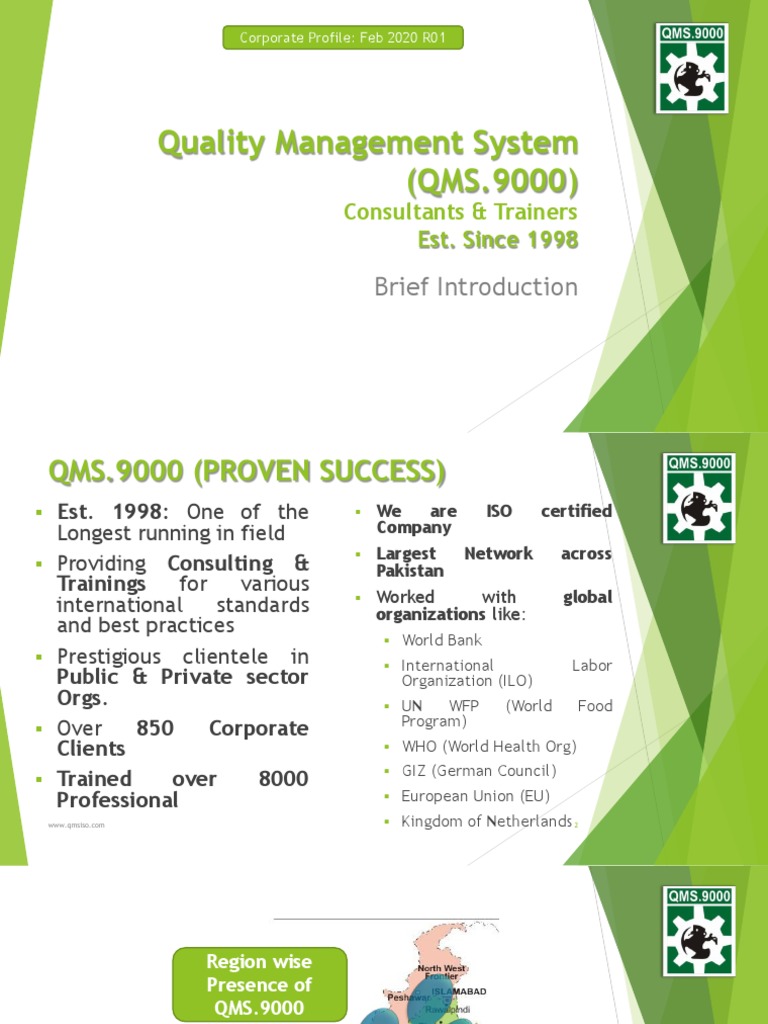QMS.9000 Intro Apr 2020 Gen R01 PDF | PDF | Regulatory Compliance ...