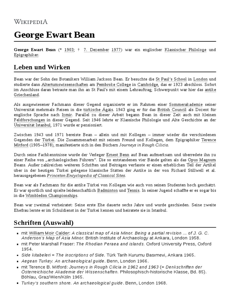 George Ewart Bean | PDF
