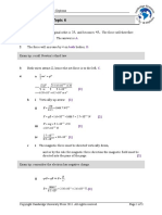 Mark Scheme For Topic 6: A Both D