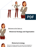 Rhetorical Strategy and Organization (Edited)
