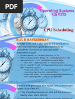 Operating Systems: CPU Scheduling