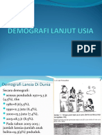 DEMOGRAFI LANJUT USIA, Perkembangan Dan Teori Lansia