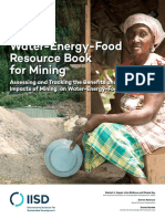IISD - Water Energy Food Resource Book Mining PDF