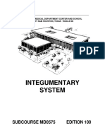 US Army Medical Course MD0575100 Integumentary System