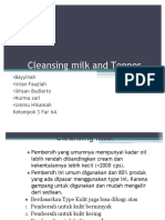 Identifikasi Cleansing Milk and Tonner
