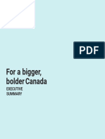 For A Bigger, Bolder Canada: Executive