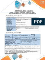 Guia de actividades y  rúbrica de evaluación Fase 1  conceptualizar terminos de la  planeación estategica. - copia.pdf