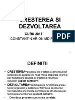 Cresterea Si Dezvoltarea