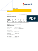 Material Specification Sheet En8D Coils