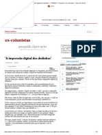 'A Impressão Digital Dos Dedinhos' - 17 - 04 - 2014 - Pasquale - Ex-Colunistas - Folha de S.Paulo