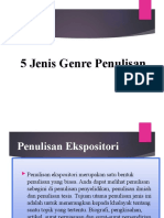 5JENIS] 5 Jenis Genre Penulisan