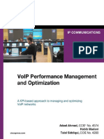 VoIP Performance Management and Optimization