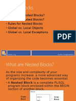 08a - PL-SQL Fundamentals I - Nested Blocks