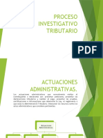 Proceso Investigativo y Tributario