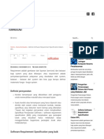 Definisi Software Requirement Specification Dalam RPL - Sistem Informasi Dan Teknologi PDF