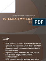 Integrasi WML Dan PHP