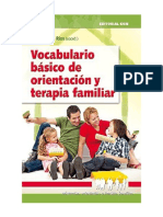 Vocabulario Básico de Orientación y Terapia Familiar