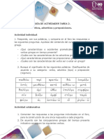 Actividades - Tarea 2 - Conjugar Verbos, Adverbios y Preposiciones.