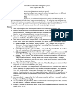 Sample Protocol Pilot Testing Survey Items 1 PDF