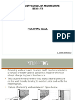 Bcm-Vii - Retaining Wall