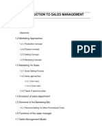 Introduction to Sales Management Concepts