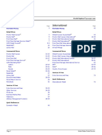 Price List: Notice 123 - Effective January 26, 2020