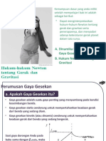 Hukum-Hukum Newton Tentang Gerak Dan Gravitasi