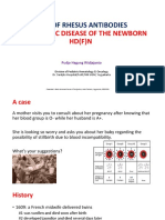 Role of Rhesus Antibodies: in Hemolytic Disease of The Newborn HD (F) N