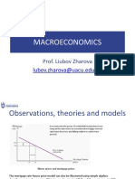 Macroeconomics: Prof. Liubov Zharova