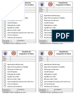 F-084 Checklist For Integration of Salary