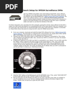 DVR Viewer Network Setup For MPEG4 Surveillance DVRs