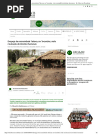 Despejo da comunidade Taboca, no Tocantins, viola resolução de direitos humanos - De Olho nos Ruralistas