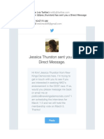 Jessica Thurston (@jess - Thurston) Has Sent You A Direct Message On Twitter! PDF