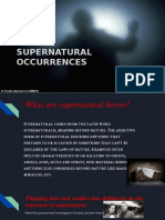 Supernatural Occurrences