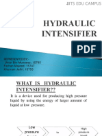 Hydraulic Intensifier: Working, Types and Applications