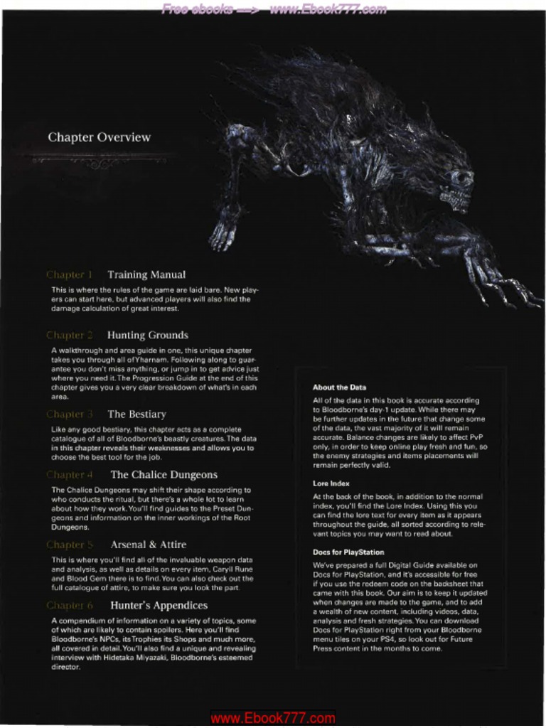 Bloodborne Collector's Edition Strategy Guide PDF | PDF