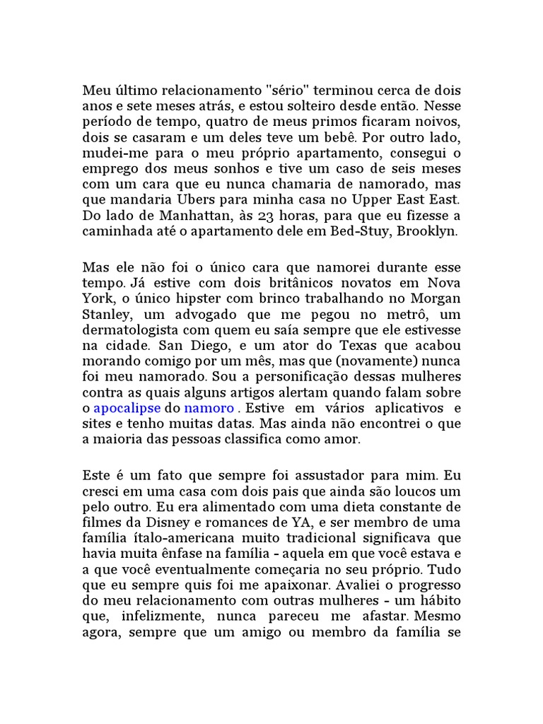Reflexões sobre a vida sem amor | PDF | Amor | Tempo
